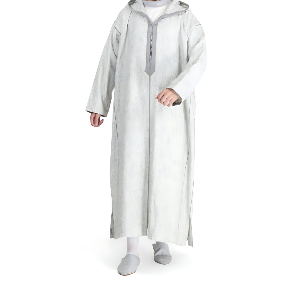 djjelaba mlifa gris